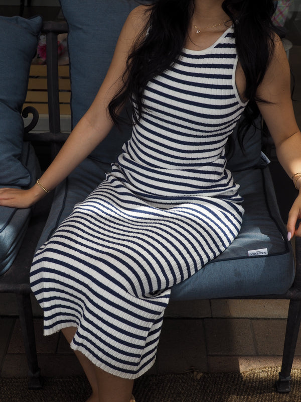 Marisol Striped Knit Dress